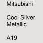 Preview: Mitsubishi, Cool Silver Metallic, A19.